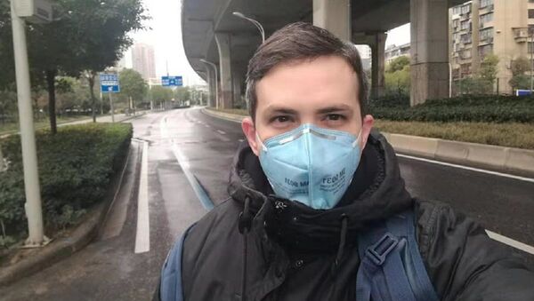 Samuel Junco, el cubano quien reside en Wuhan Samuel Junco, el cubano quien reside en Wuhan - Sputnik Mundo