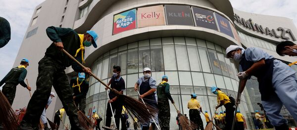 El centro comercial Terminal 21, Nakhon Ratchasima, Tailandia El centro comercial Terminal 21, Nakhon Ratchasima, Tailandia - Sputnik Mundo