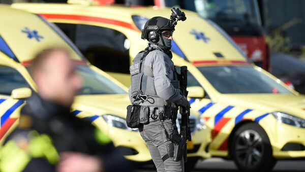 Un policía de Países Bajos Un policía de Países Bajos - Sputnik Mundo