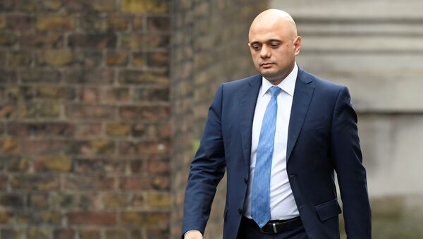 Sajid Javid, ministro británico de Hacienda - Sputnik Mundo