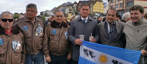  Acto de homenaje a los caídos en Malvinas en Ushuaia, Tierra del Fuego - Sputnik Mundo