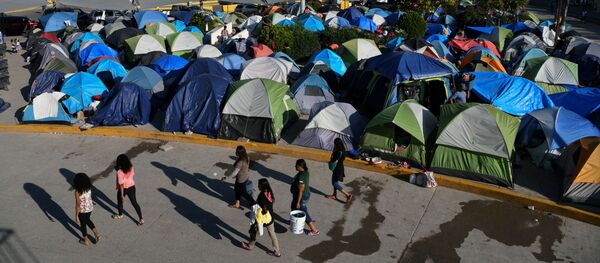 Migrantes en México Migrantes en México - Sputnik Mundo