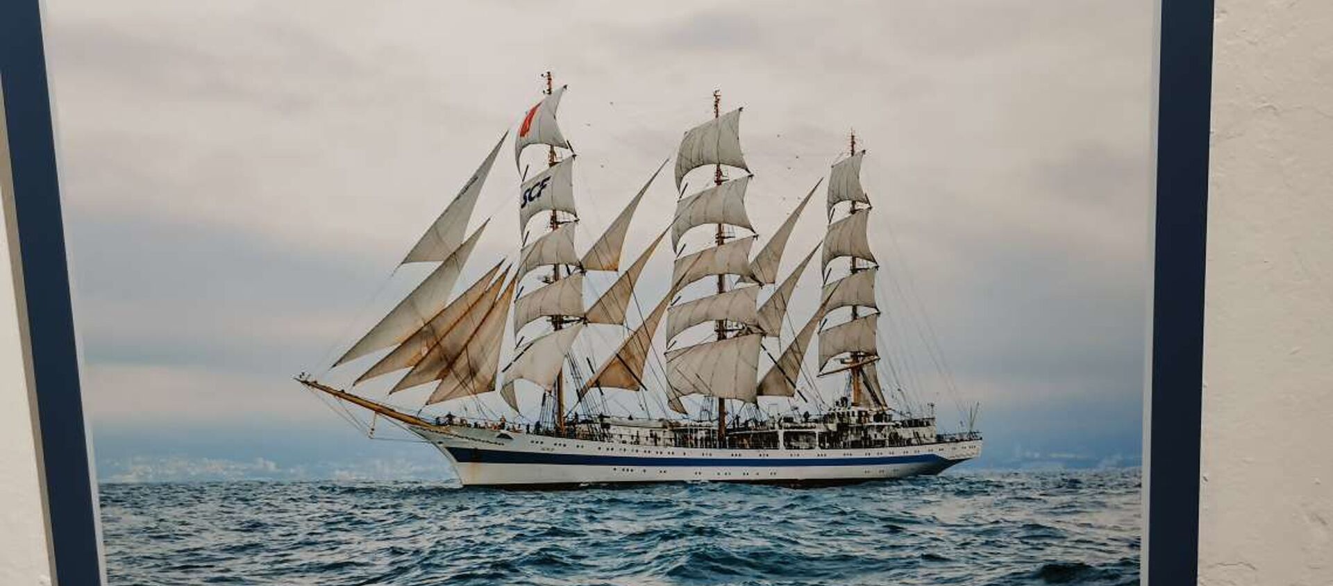 Una de las fotografías que integran la muesta 'Aristócratas del mar' en el Museo Marítimo y del Presidio de Ushuaia, Argentina Una de las fotografías que integran la muesta 'Aristócratas del mar' en el Museo Marítimo y del Presidio de Ushuaia, Argentina - Sputnik Mundo, 1920, 14.02.2020