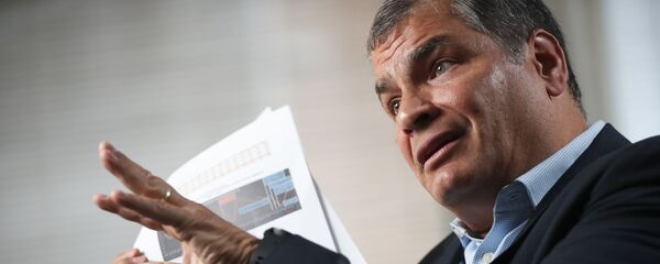 Rafael Correa, expresidente de Ecuador Rafael Correa, expresidente de Ecuador - Sputnik Mundo