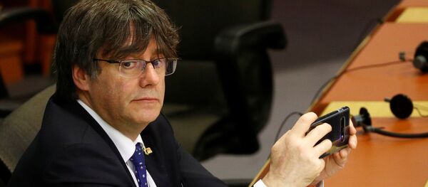 Carles Puigdemont, expresidente catalán - Sputnik Mundo