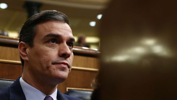 El presidente del Gobierno español, Pedro Sánchez - Sputnik Mundo