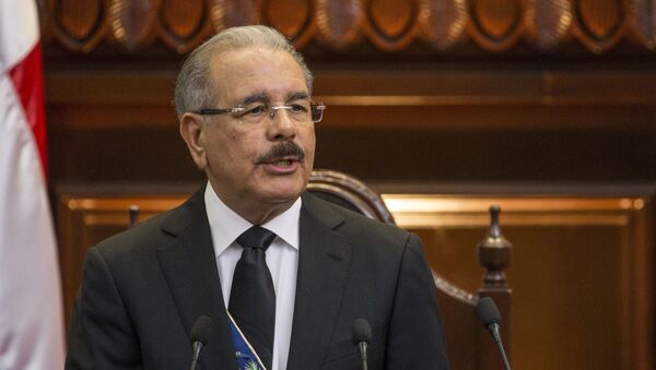 Danilo Medina, presidente de la República Dominicana - Sputnik Mundo
