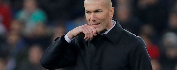 El entrenador del Real Madrid Zinedine Zidane - Sputnik Mundo