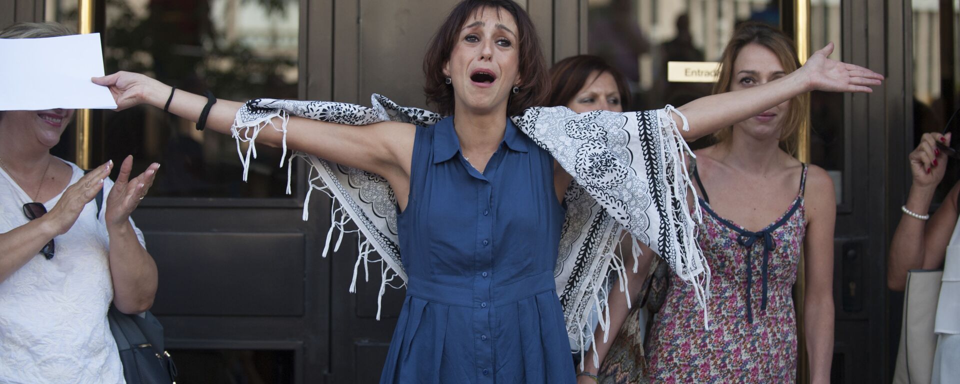 Juana Rivas a la salida de los Juzgados de Granada - Sputnik Mundo, 1920, 18.02.2020