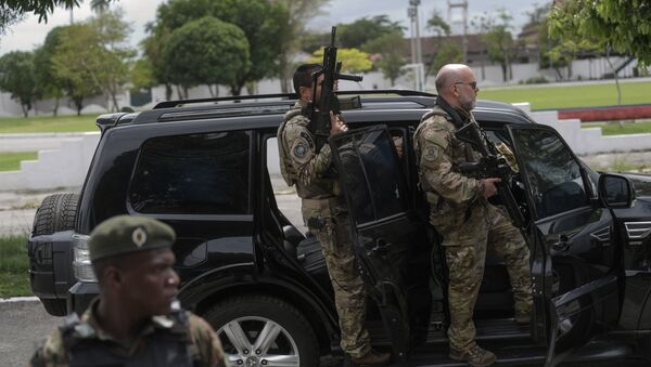 Policía federal de Brasil - Sputnik Mundo