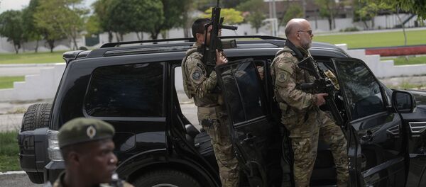 Policía federal de Brasil Policía federal de Brasil - Sputnik Mundo