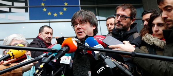 Carles Puigdemont, expresidente catalán - Sputnik Mundo