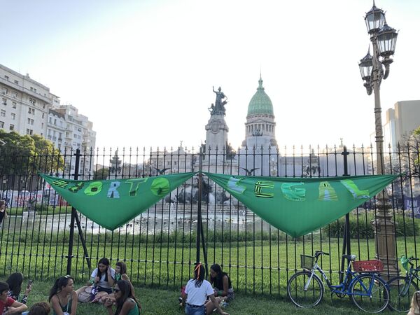 La campaña por el aborto legal volvió a tocar las puertas del Congreso en Argentina | Vídeo, fotos - Sputnik Mundo