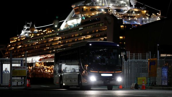 El crucero Diamond Princess - Sputnik Mundo