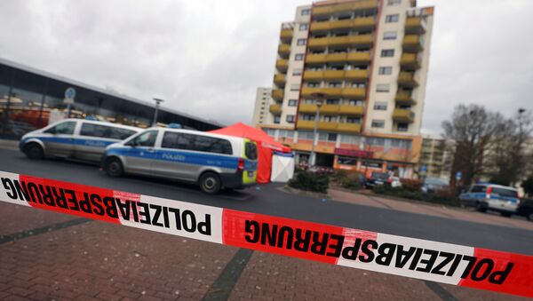 Lugar del tiroteo en Hanau Lugar del tiroteo en Hanau - Sputnik Mundo