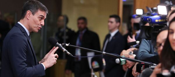 Pedro Sánchez, el presidente del Gobierno español - Sputnik Mundo