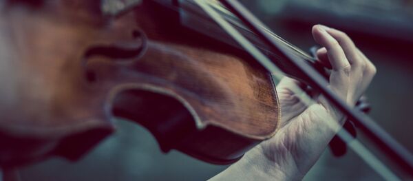 Una persona tocando el violín. Imagen referencial - Sputnik Mundo