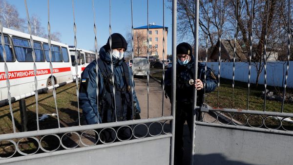 Centro médico en la región de Poltava donde están los argentinos evacuados de Wuhan Centro médico en la región de Poltava donde están los argentinos evacuados de Wuhan - Sputnik Mundo