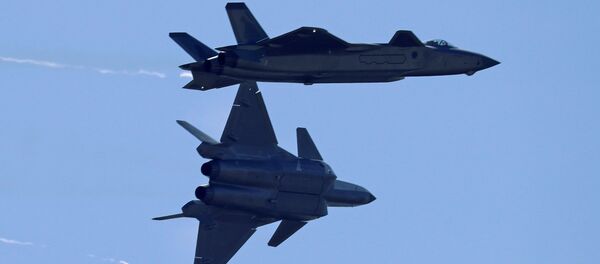 Cazas chinos de la quinta generación J-20 Cazas chinos de la quinta generación J-20 - Sputnik Mundo