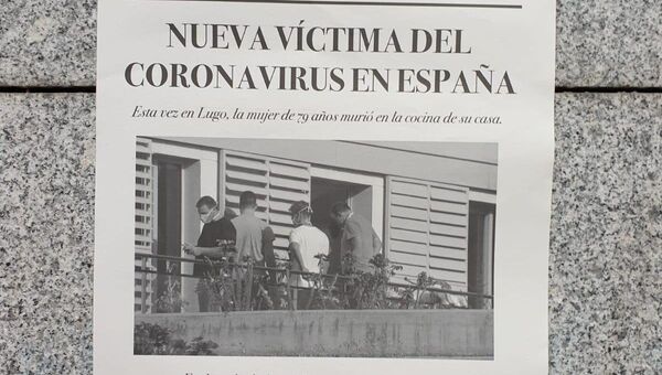 Portada ficticia coronavirus y machismo - Sputnik Mundo