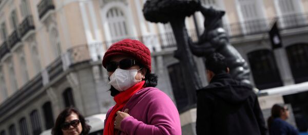 Una turista china en Madrid - Sputnik Mundo