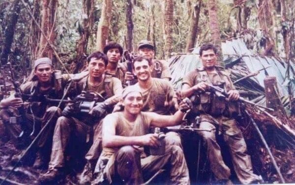 Pelotón de la Infantería de Marina peruana en el Cenepa Pelotón de la Infantería de Marina peruana en el Cenepa - Sputnik Mundo