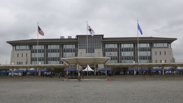 Base militar estadounidense Camp Humphreys Base militar estadounidense Camp Humphreys - Sputnik Mundo