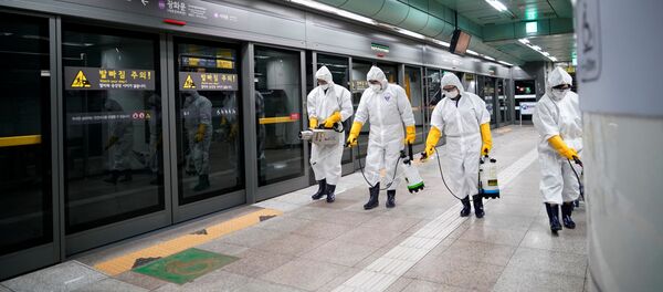 Estación de metro en Seúl, Corea del Sur - Sputnik Mundo