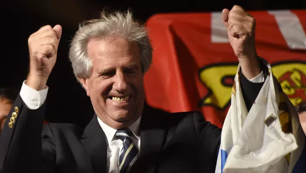 El presidente uruguayo Tabaré Vázquez - Sputnik Mundo