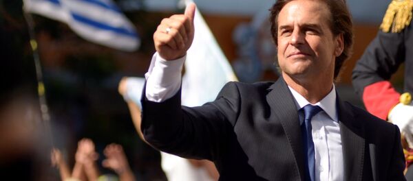 Luis Lacalle Pou, presidente de Uruguay - Sputnik Mundo