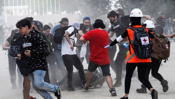 Protestas en Chile (archivo) - Sputnik Mundo