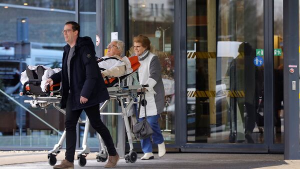 Un paciente con coronavirus Un paciente con coronavirus - Sputnik Mundo