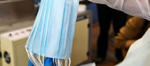 Mascarillas sanitarias (imagen referencial) - Sputnik Mundo