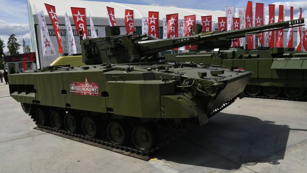 Sistema de artillería autopropulsada de defensa antiaérea Derivatsiya PVO Sistema de artillería autopropulsada de defensa antiaérea Derivatsiya PVO - Sputnik Mundo