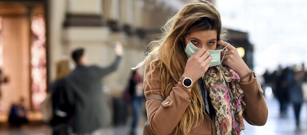 Una chica en Milán, Italia Una chica en Milán, Italia - Sputnik Mundo