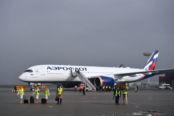 Silencioso y ecológico: así es el primer Airbus A350-900 de Aeroflot
 - Sputnik Mundo