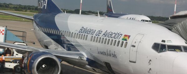 Un avión de la aerolínea Boliviana de Aviación (BOA) - Sputnik Mundo