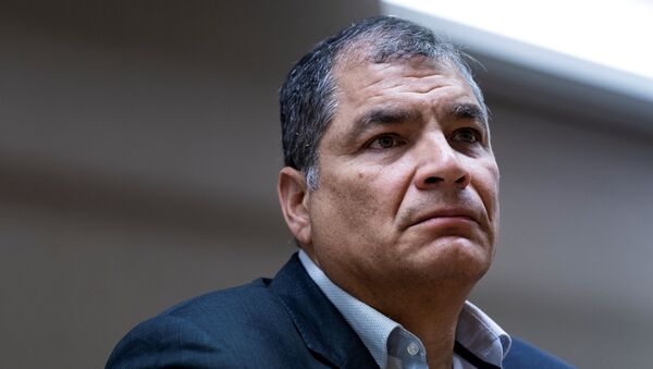 Rafael Correa, expresidente de Ecuador - Sputnik Mundo