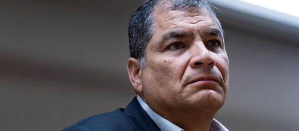 Rafael Correa, expresidente de Ecuador - Sputnik Mundo