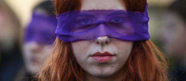 Marcha feminista (imagen referencial) Marcha feminista (imagen referencial) - Sputnik Mundo