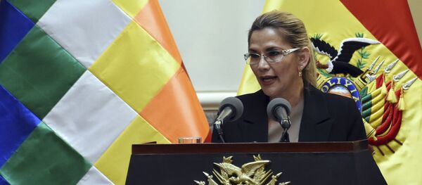 Jeanine Áñez, presidenta transitoria de Bolivia - Sputnik Mundo