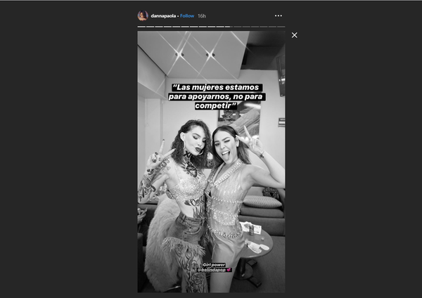 Danna Paola y Belinda enloquecen a sus fans con una foto juntas por primera vez - Sputnik Mundo