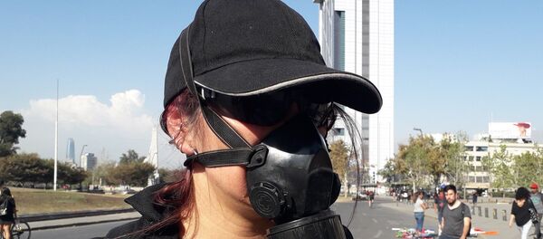 Tamara, de la primera línea Plaza de la Dignidad - Sputnik Mundo