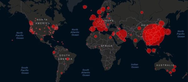 Mapa que muestra la propagación del coronavirus en tiempo real - Sputnik Mundo