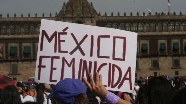 Megamarcha feminista en la Ciudad de México por el Día Internacional de la Mujer - Sputnik Mundo