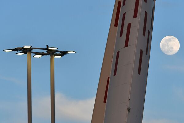 La primera superluna de marzo impresiona al mundo
 - Sputnik Mundo