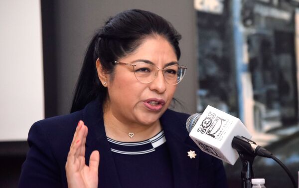 Maribel Cervantes Guerrero, secretaria de Seguridad del Estado de México Maribel Cervantes Guerrero, secretaria de Seguridad del Estado de México - Sputnik Mundo