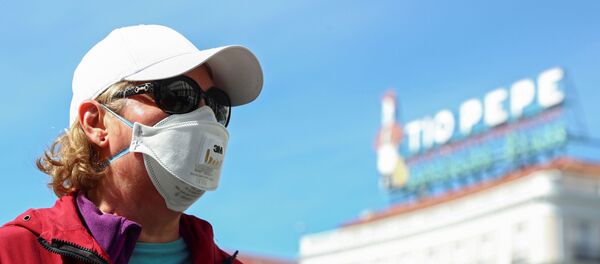 Una turista en Madrid - Sputnik Mundo