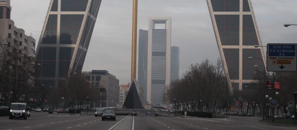 Vista del área de negocios de Madrid  - Sputnik Mundo