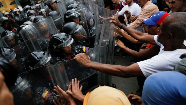 Protestas en Venezuela - Sputnik Mundo